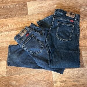 Wrangler Boys Straight Jeans | Size 14 Husky | Adjustable Waistband| Bundle